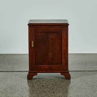 A Pedestal Footed Bedside Table