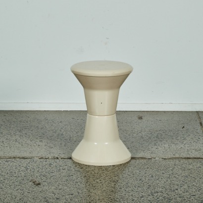 A Caroma Stool in White