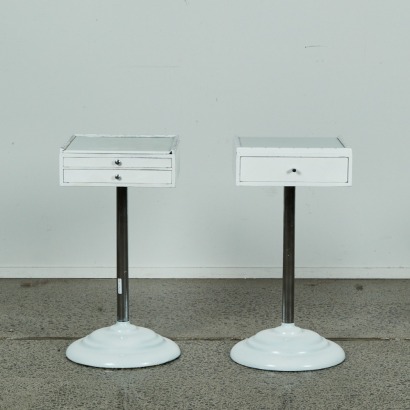 A Pair of Vintage Dentistry Side Tables