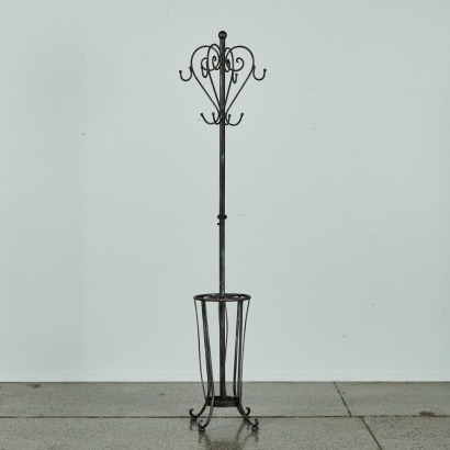 A Rustic Metal Coat Stand