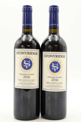 (2) 2016 Stonyridge Vineyard Larose, Waiheke Island