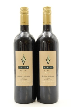 (2) 2002 Vidal Estate Reserve Cabernet Sauvignon, Hawke's Bay