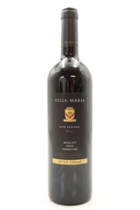 (1) 2000 Villa Maria Reserve Merlot, Gimblett Gravels