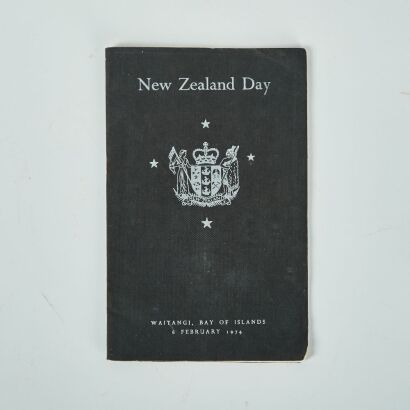 A Souvenir Programme Of New Zealand Day 1976