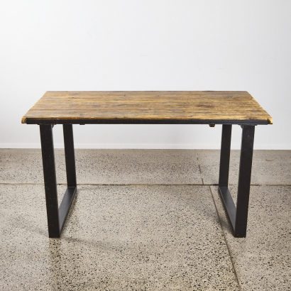 An Early Settler Industrial Style Dining Table