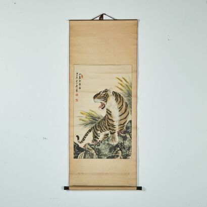 A Chinese painting of tiger