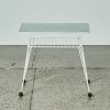 An Atomic Glass Topped Console Table - 2