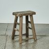 A Rustic Wooden Stool