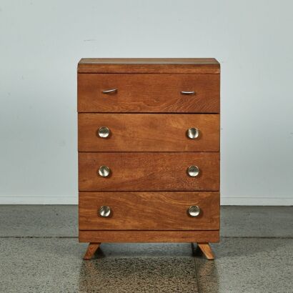 An Art Deco Style Four Drawer Unit