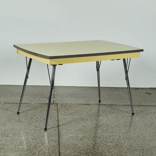 A 1950s Set of Six Chairs and Formica Table