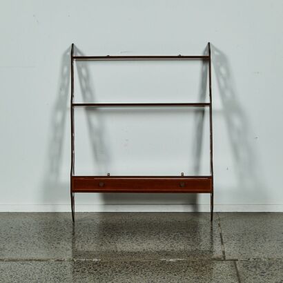 A Mid-Century Wall Hung Display Shelf