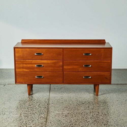 A Solid Mahogany Lowboy