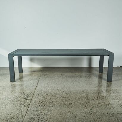 A Large Aluminium Outdoor Table