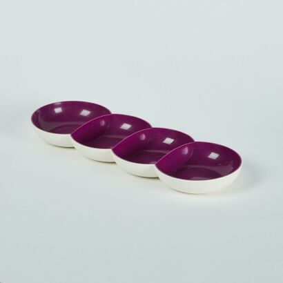 A Purple Allegra Tupperware Dish