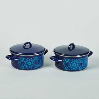 A Pair of Ian Logan Small Oven Dishes