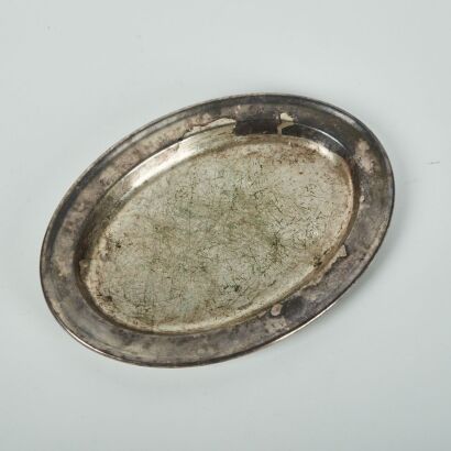 A Walker And Hall Silver Plate Tray