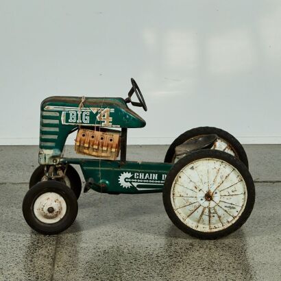 A Vintage Pedal Tractor