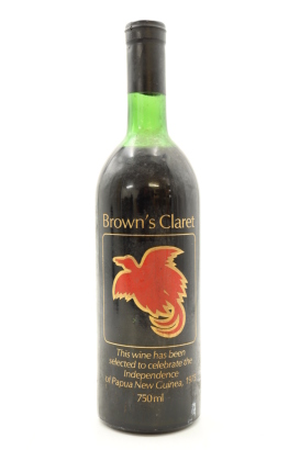 (1) 1975 Brown's Claret, Coonawarra (US)