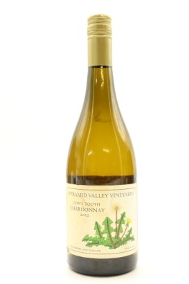 (1) 2012 Pyramid Valley Vineyards 'Lion's Tooth' Chardonnay, Canterbury [RP95] ♦