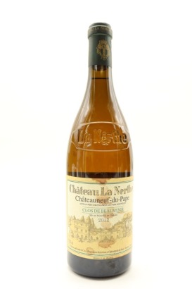 (1) 2012 Chateau La Nerthe Chateauneuf-du-Pape Clos de Beauvenir Blanc, Rhone [RP95] [WE95] &diams;