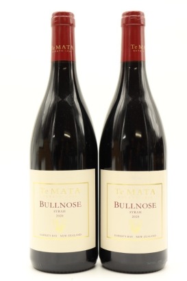 (2) 2020 Te Mata Estate Bullnose Syrah, Hawke's Bay [JR17] [RP96] ♦