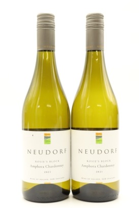 (2) 2021 Neudorf Rosie's Block Amphora Chardonnay, Nelson [JR17] ♦