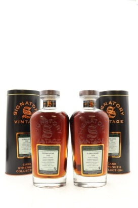 (2) Glenallachie 2008 Signatory Vintage Cask Strength Collection 13 year Old Single Malt Scotch Whisky, 63.2% ABV