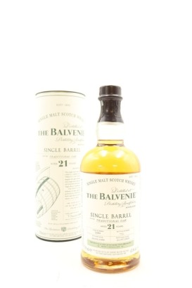 (1) The Balvenie Single Barrel Traditional Oak 21 Year Old Malt Scotch Whisky, 47.8% ABV