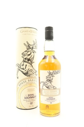 (1) Royal Lochnagar Game of Thrones 'House Baratheon' 12 Year Old Single Malt Scotch Whisky, 40% ABV