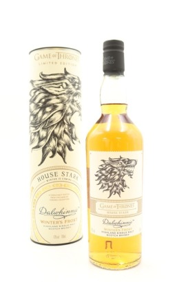 (1) Dalwhinnie Game of Thrones 'House Stark' Winter's Frost Single Malt Scotch Whisky, 43% ABV