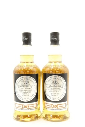 (2) Hazelburn Triple Distilled 10 Year Old 2021 Release Single Malt Scotch Whisky, 46% ABV