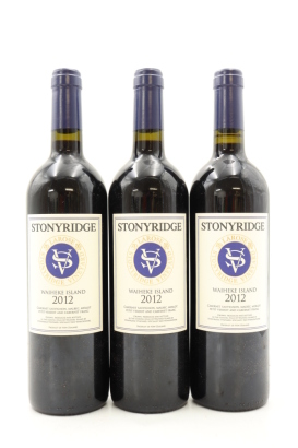 (3) 2012 Stonyridge Vineyard Larose, Waiheke Island