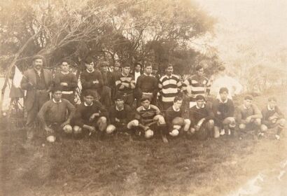 Photographer Unknown - An Early New Zealand Football Team 