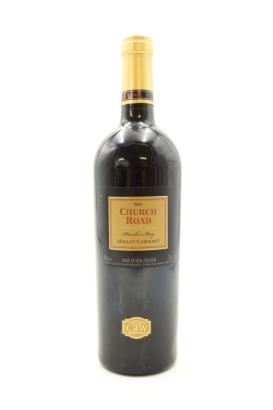 (1) 2001 Church Road Reserve Cabernet Sauvignon - Merlot, Hawke's Bay