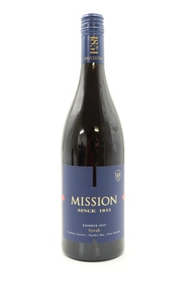 (1) 2020 Mission Estate Winery Reserve Syrah, Gimblett Gravels