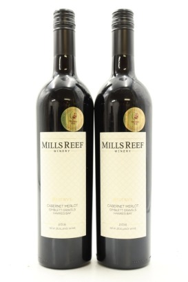 (2) 2016 Mills Reef Reserve Cabernet Merlot, Gimblett Gravels