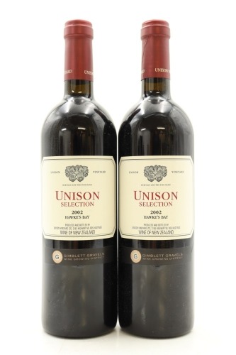 (2) 2002 Unison Vineyard Unison Selection Red, Gimblett Gravels