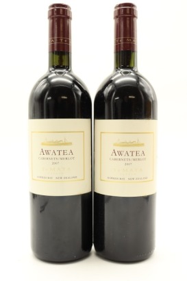 (2) 2007 Te Mata Estate Awatea Cabernets Merlot, Hawke's Bay