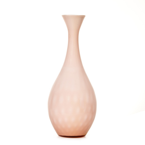 A Pink Onion Glass Vase 