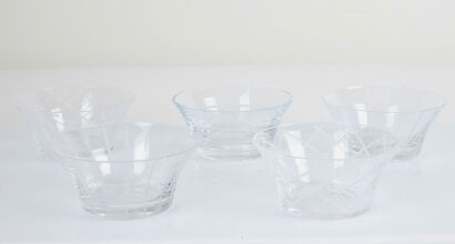 A Set of Five Dibbern Oatmeal Bowls