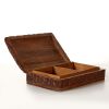 A Carved Wooden Trinket Box  - 2