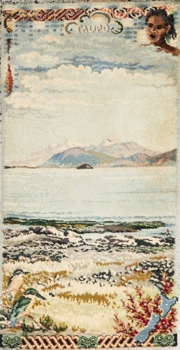 A Feltex Picture Rug of Taupo