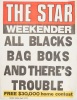 "All Blacks Bag Boks and There's Trouble" The Starr BILLBOARD August 14 1976
