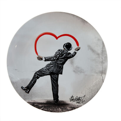 A Nick Walker for Royal Doulton 'Love Vandal' Wall Plate