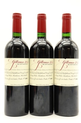 (3) 2011 Gillman Vineyard Red, Matakana ♦