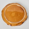 A Early Crown Lynn Large Trickle Glaze Float Bowl with Fractional Markings in Crimson Colourway - 2
