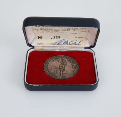 A Silver Jubilee Tour Commemorative Medallion 