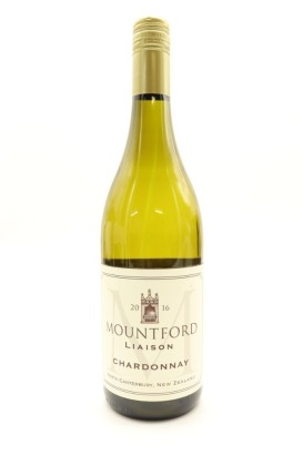 (1) 2016 Mountford Estate Liaison Chardonnay, Waipara ♦