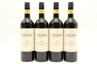 (4) 2016 Vidal Estate Legacy Cabernet Sauvignon - Merlot, Gimblett Gravels [JR16.5] ♦