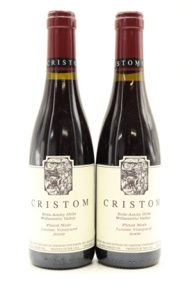 (2) 2009 Cristom Louise Vineyard Pinot Noir, Eola-Amity Hills, 375ml [WE93] &diams;